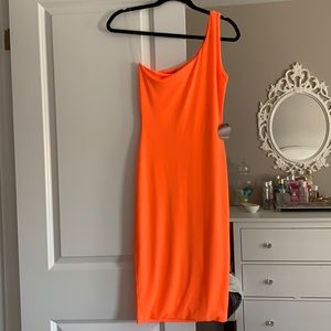 Midi length dress
